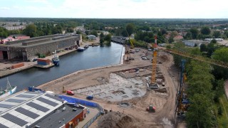 Budowa bazy PGE Baltica w Ustce wkroczyła w kolejną fazę, fot. Grupa PGE