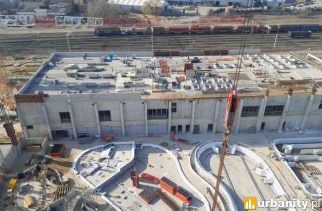 Budowa nowego aquaparku w Lubinie, stan na marzec 2025 roku, fot. Alstal Grupa Budowlana