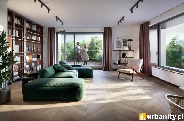 Forrest Partynicka, projekt inwestycji we Wrocławiu, wiz. materiały dewelopera