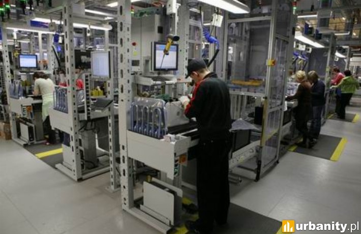 Linia produkcyjna fabryki Dell w Łodzi