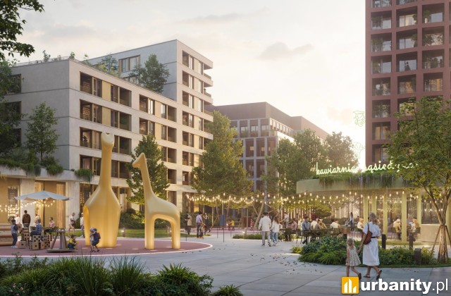 Koncepcja inwestycji Archicom za zachodzie Wrocławia, wiz. materiały dewelopera