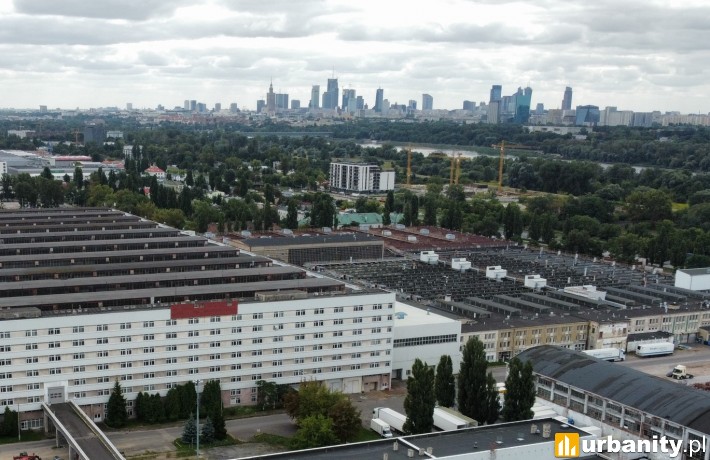 Inwestycja OKAM na terenie dawnej fabryki samochodów przy ulicy Jagiellońskiej w Warszawie