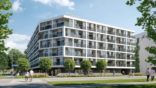 Wizualizacja osiedla Orzechowa 2 w dzielnicy Włochy, wiz. materiały dewelopera