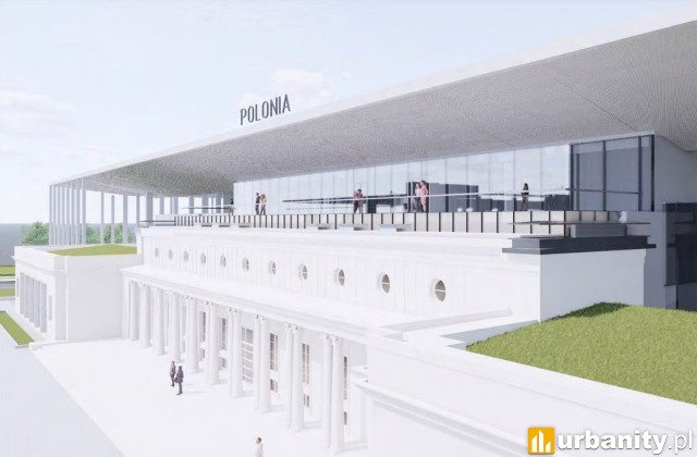 Wizualizacja modernizacji Ośrodka Polonia, wiz. JSK Architekci