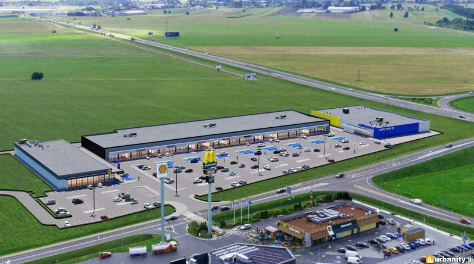 Nowa inwestycja w Garwolinie. Powstanie park handlowy, Castorama i Lidl