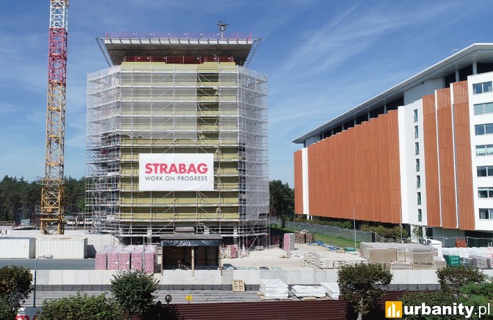 Stan surowy zamknięty na II etapie inwestycji, fot. Strabag