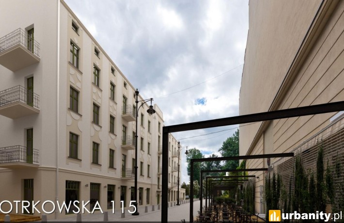 Wizualizacja zrewitalizowanego obiektu przy Piotrkowskiej 115 w Łodzi, wiz. materiały inwestora
