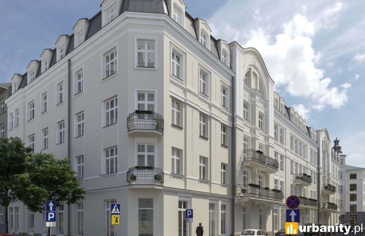 Projekt rewitalizacji kamienic przy ulicy Skałecznej w Krakowie, wiz. Koneser Group