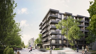 Projekt inwestycji mieszkaniowej Unismo w Łodzi, wiz. materiały dewelopera