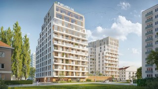 Żywiecka Vita - projekt inwestycji w Gdańsku, wiz. Develia