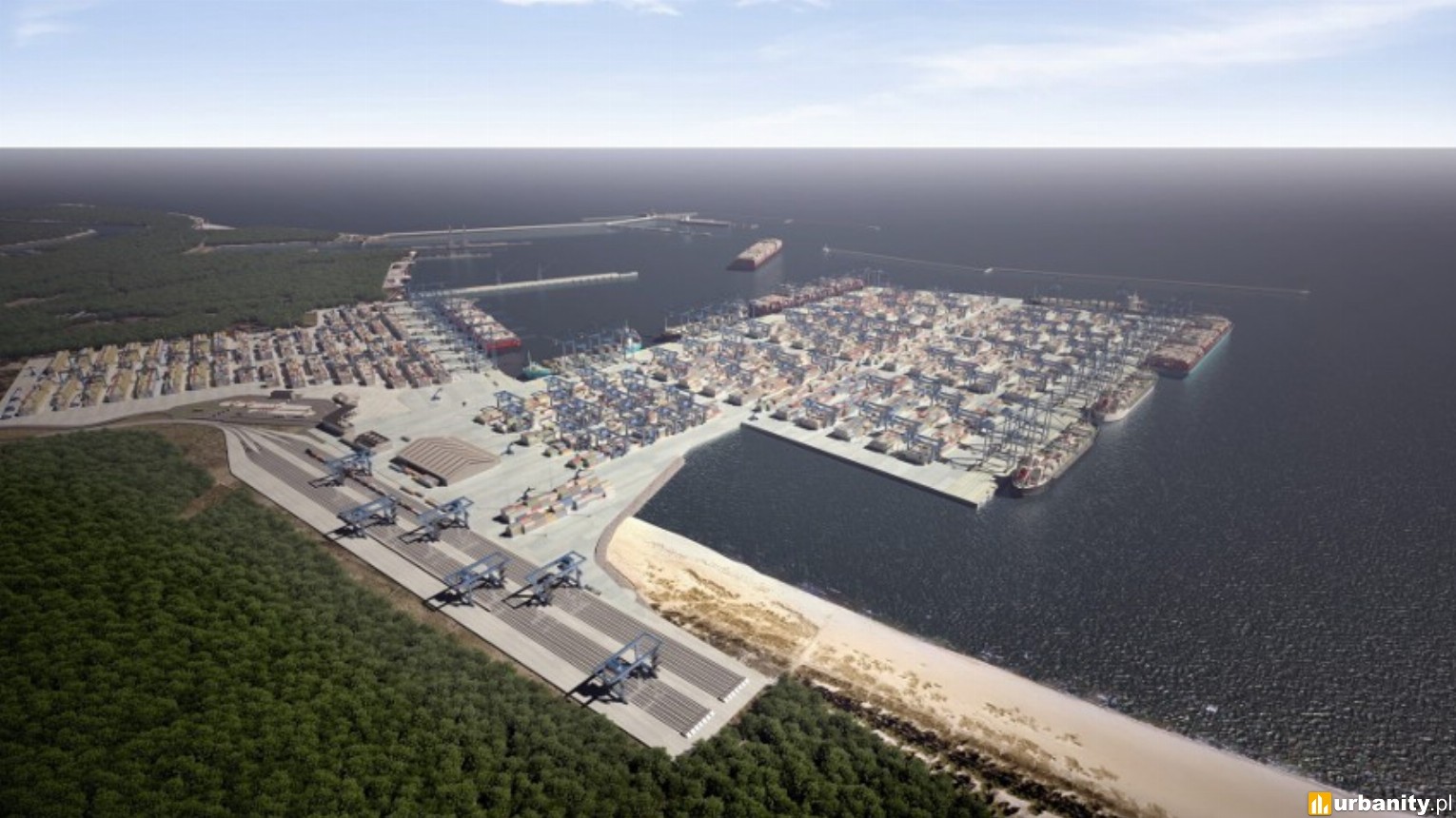 Gigantyczna inwestycja Baltic Hub. Powstanie 36-hektarowy terminal