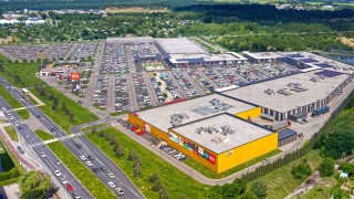 Projekt centrum handlowego BIG Piła, wiz. materiały inwestora