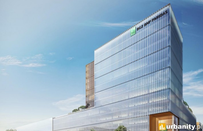 Biurowiec BGŻ BNP Paribas w Warszawie - wizualizacja