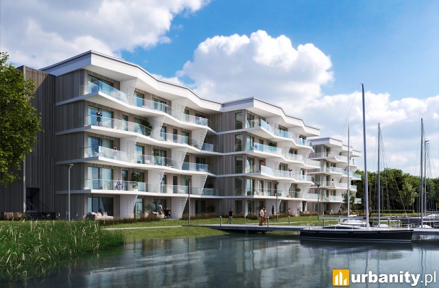 Lago Park Apartments by Aries koło Olsztynka, wizualizacja, fot. materiały prasowe