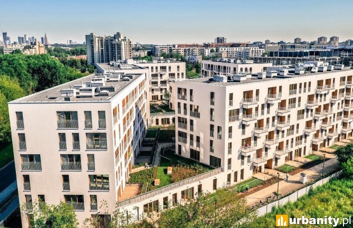 Część mieszkalna inwestycji Moje Miejsce w Warszawie