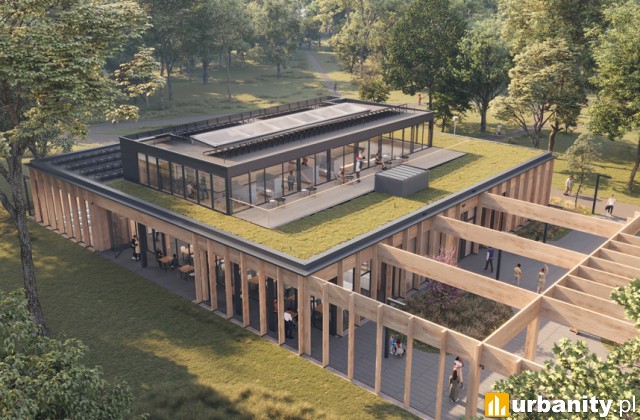 Planowany nowy pawilon na miejscu dawnego Klubu Park., wiz. SGH