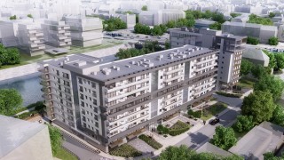 Trzeci budynek w budowie osiedla River Point we Wrocławiu