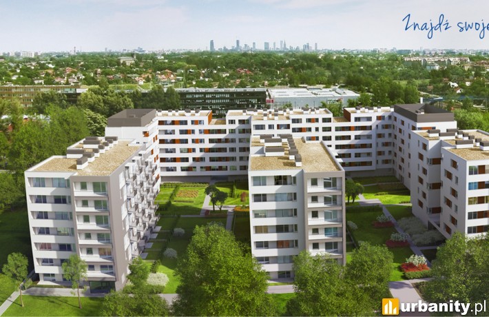 Wizualizacja osiedla Ursa - Smart City w Warszawie