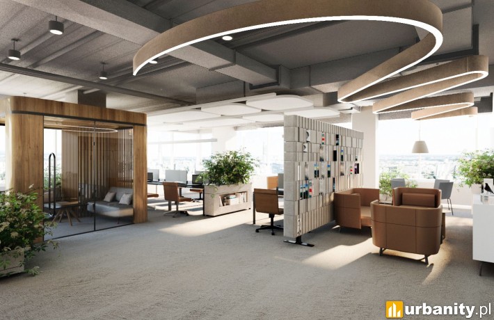 Biuro pokazowe w biurowcu V Tower, wiz. materiały inwestora