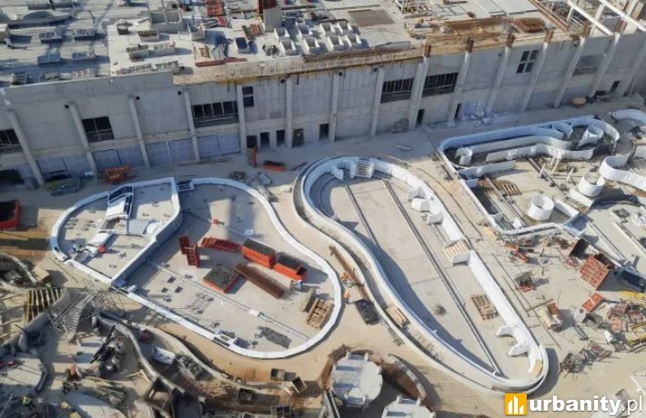 Budowa nowego aquaparku w Lubinie, stan na marzec 2025 roku, fot. Alstal Grupa Budowlana