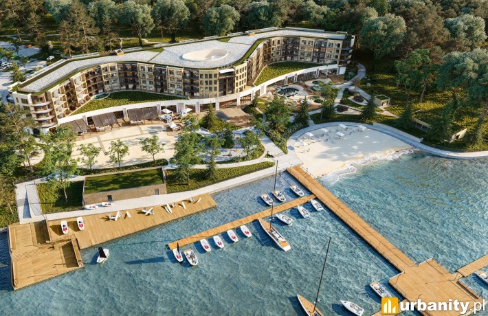 Pierwszy w Polsce Crowne Plaza Resort powstanie nad Jeziorem Zegrzyńskim, wiz. materiały inwestora