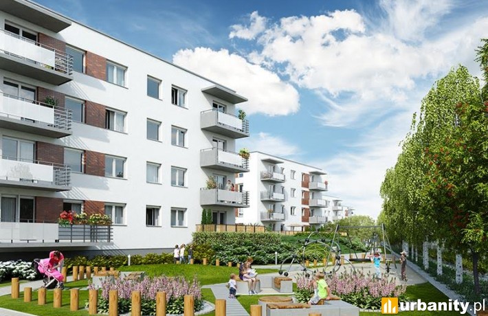 Osiedle Księżno przy Opolskiej we Wrocławiu - wizualizacja