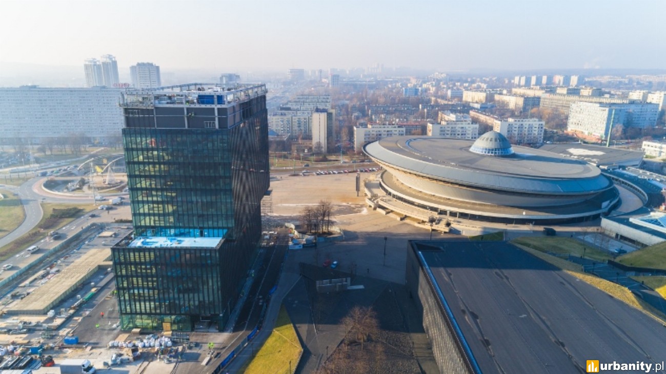 Na ukończeniu biurowiec .KTW I w Katowicach