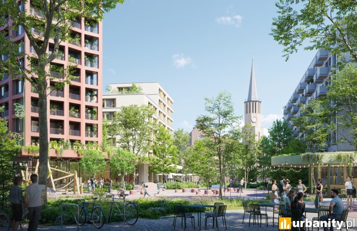 Koncepcja inwestycji Archicom za zachodzie Wrocławia, wiz. materiały dewelopera