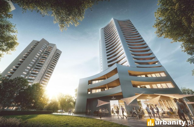 Nowa Gwiazda w centrum Katowic, wizualizacja, wiz. materiały inwestora