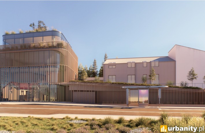 Projekt inwestycji SAOMiastoprojekt w Krakowie, wiz. materiały inwestora