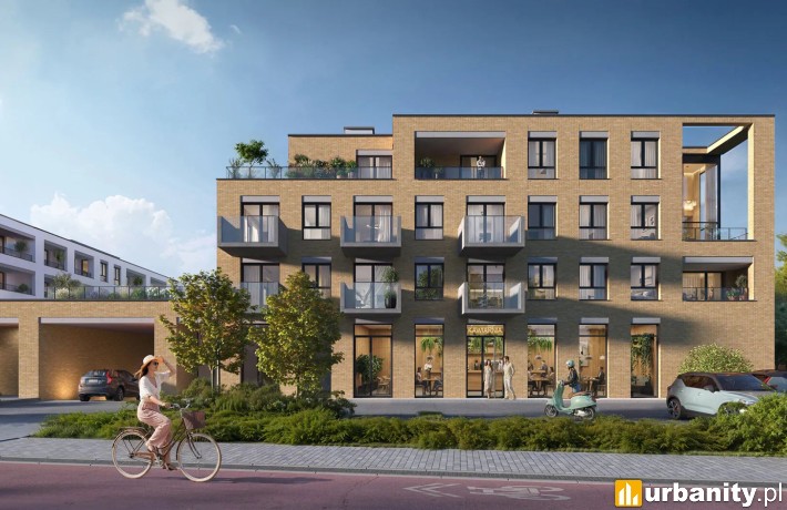 Sochaczewska Vita, projekt inwestycji na Bemowie, wiz. materiały dewelopera