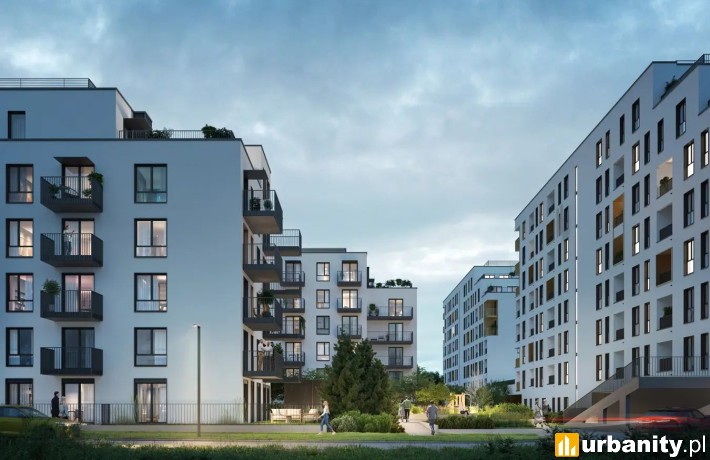 Żerniki Na Novo we Wrocławiu, wizualizacja II etapu, wiz. materiały dewelopera
