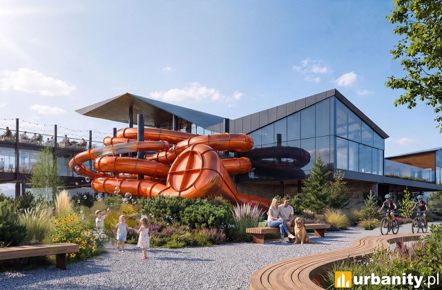 Projekt inwestycji TreMonti Resort pod Karpaczem, którego częścią będzie aquapark, wiz. materiały inwestora