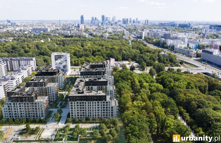 Gotowe oba etapy osiedla CityFlow na Woli, wiz. materiały inwestora