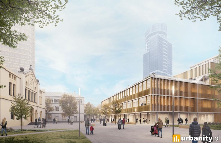 Dom Kultury Twórcza Twarda, wizualizacja, wiz. materiały inwestora