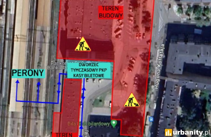 Plan sytuacyjny, fot. PKP S.A.