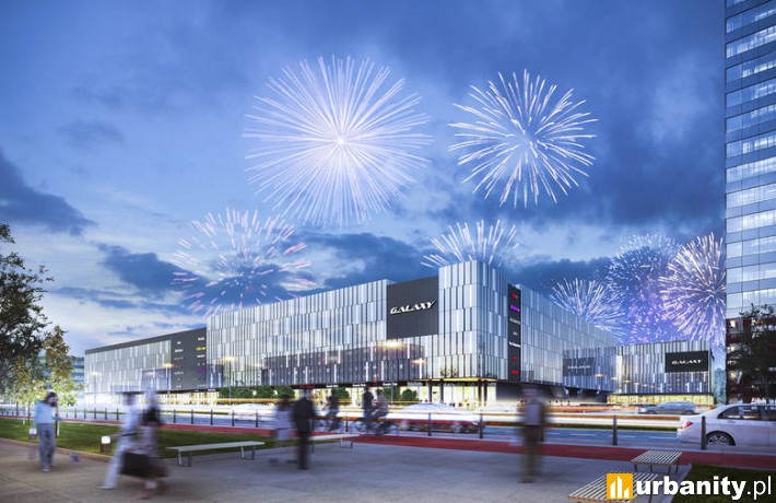 Rozbudowana część galerii Galaxy w Szczecinie