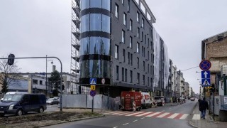 Łódzki Flatiron wkrótce gotowy. Polesie zyskało oryginalny apartamentowiec