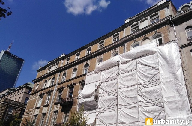 Rozpoczął się remont kamienicy przy Nowogrodzkiej 48, fot. um.warszawa.pl