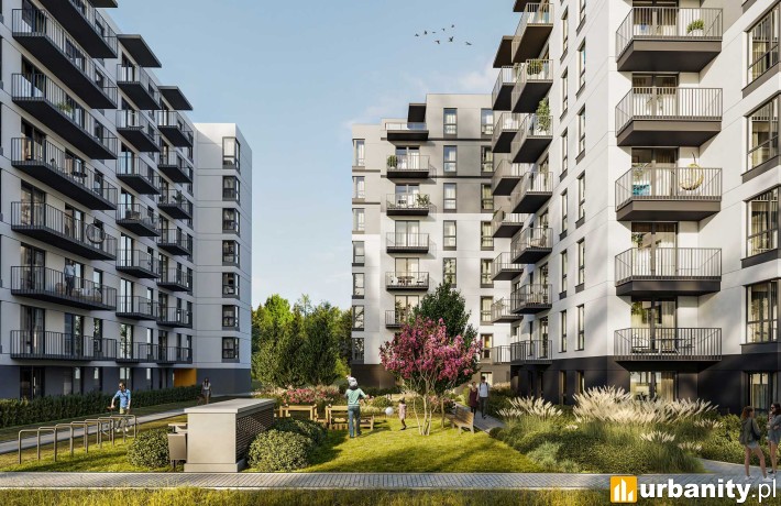 Ostatni etap osiedla Ursus Vita w Warszawie, wizualizacja, wiz. materiały dewelopera