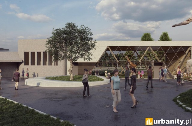 Nowy wybieg warszawskiego ZOO, wizualizacja, wiz. materiały inwestora