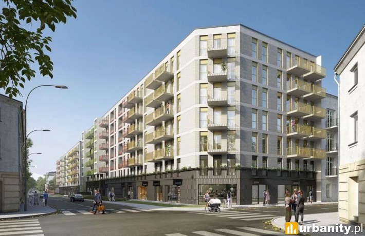 Apartamenty Wodna, wizualizacja inwestycji, wiz. materiały dewelopera