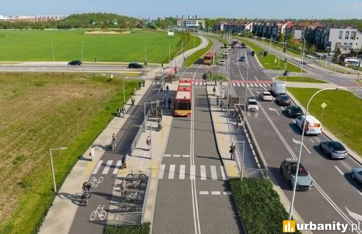 Projekt buspasa na Jagodno, wiz. BBKS-Projekt