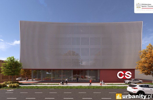 Internat Sportowy z basenem, wiz. materiały prasowe