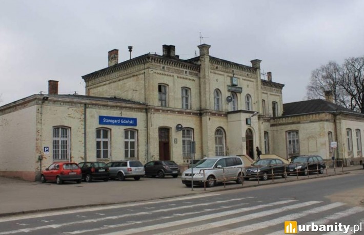 Tak obecnie wygląda zabytkowy dworzec kolejowy w Starogardzie Gdańskim