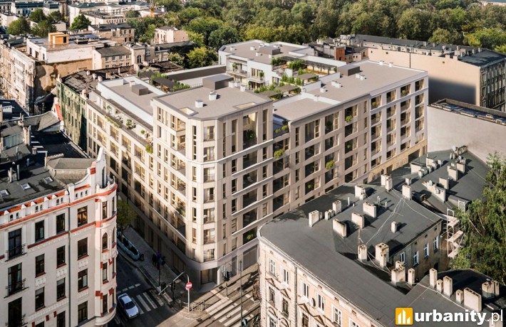 Projekt inwestycji Flora Śródmieście, wiz. materiały dewelopera
