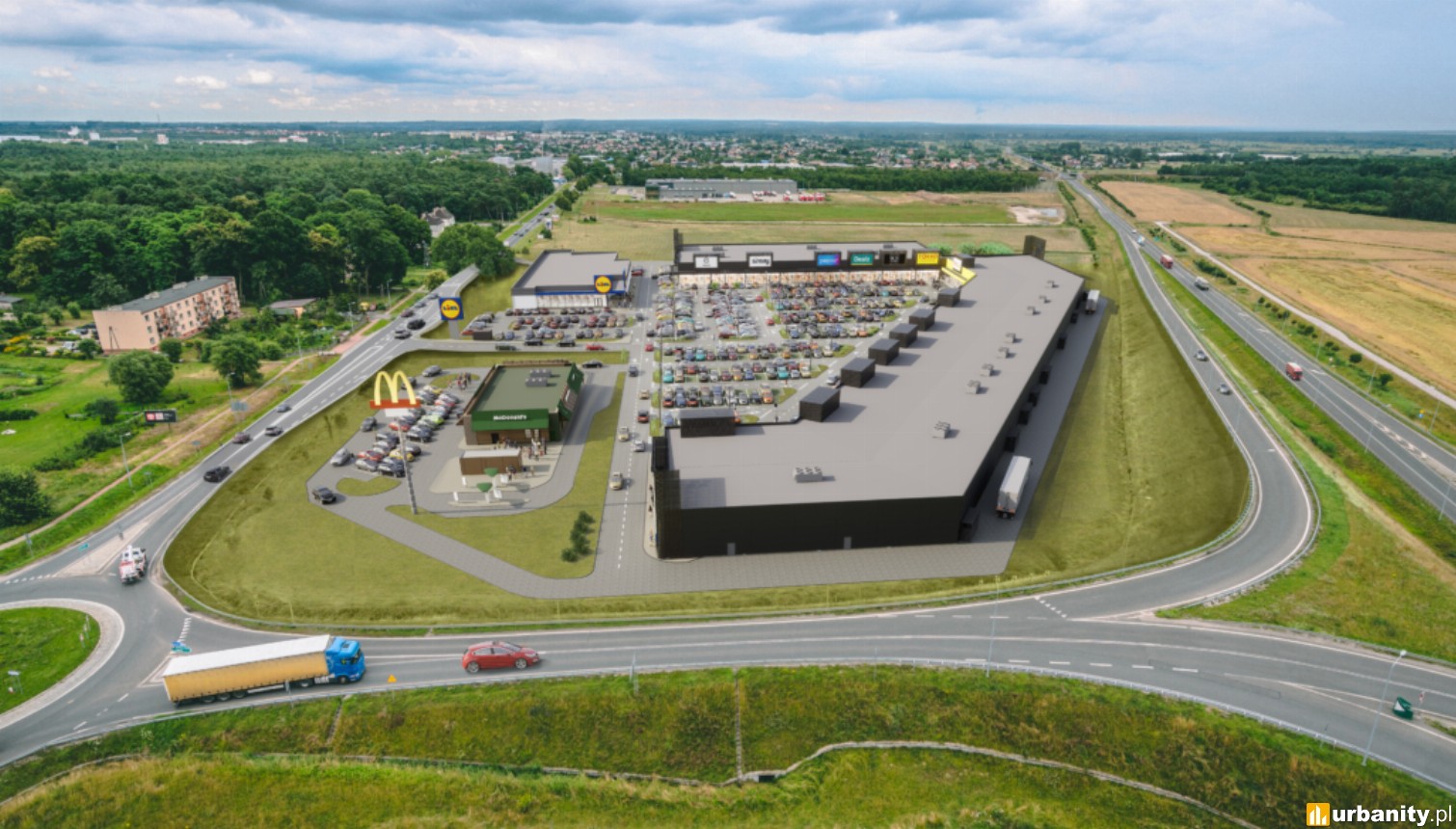 Opoczno z dużą inwestycją handlową na zachodzie miasta