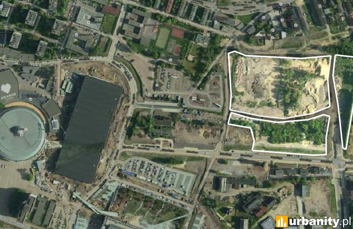 Teren, na którym powstanie osiedle firmy TDJ Estate