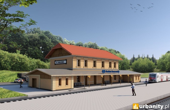 Nowy dworzec Kraków Swoszowice - wizualizacja