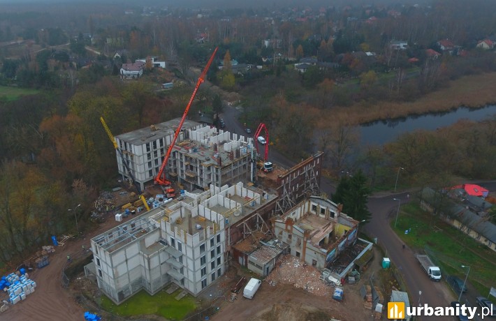 Tak wygląda obecnie budowa inwestycji Młyn nad Cybiną